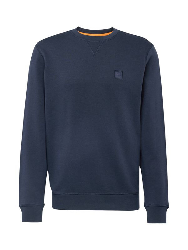 BOSS BOSS Sweater majica 'Westart'  noćno plava