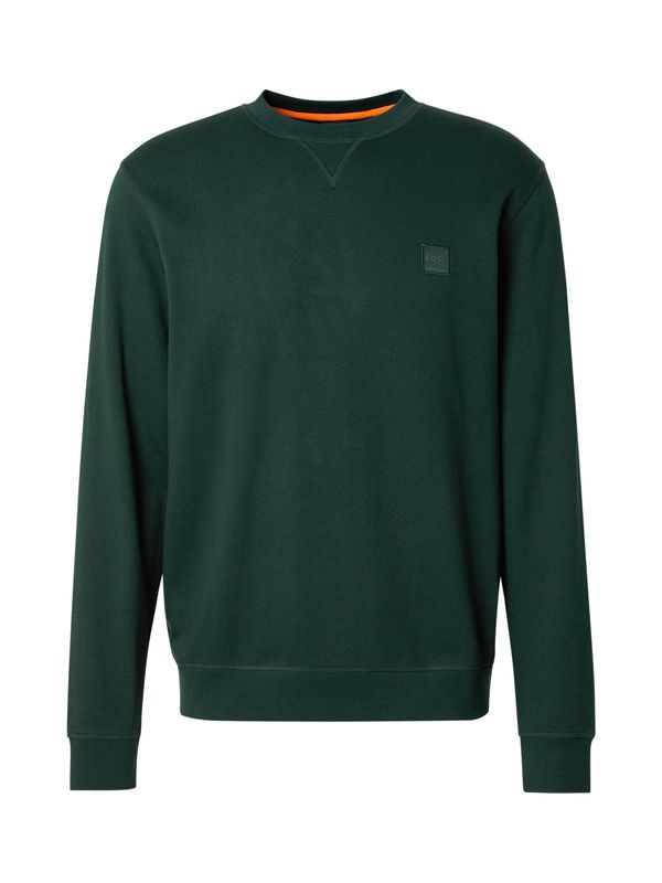 BOSS BOSS Sweater majica 'Westart'  tamno zelena