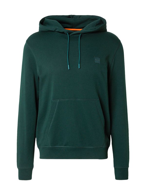 BOSS BOSS Sweater majica 'Wetalk'  tamno zelena