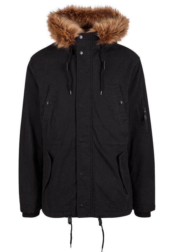 Brandit Brandit Lagana parka 'Fish Tail'  smeđa / crna