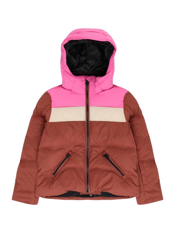 Brunotti Kids Brunotti Kids Sportska jakna 'Niagony'  bež / svijetloroza / hrđavo crvena