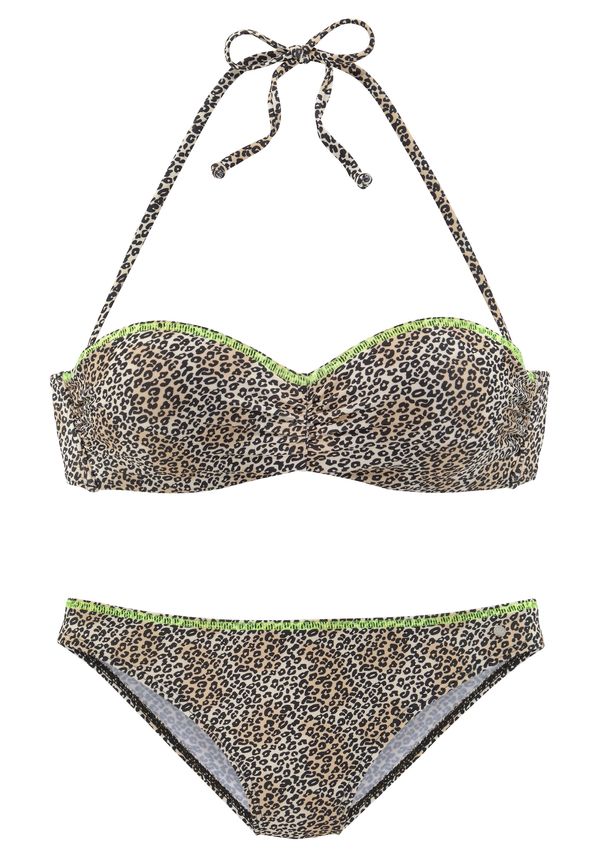 BUFFALO BUFFALO Bikini  bež / neonsko zelena / crna