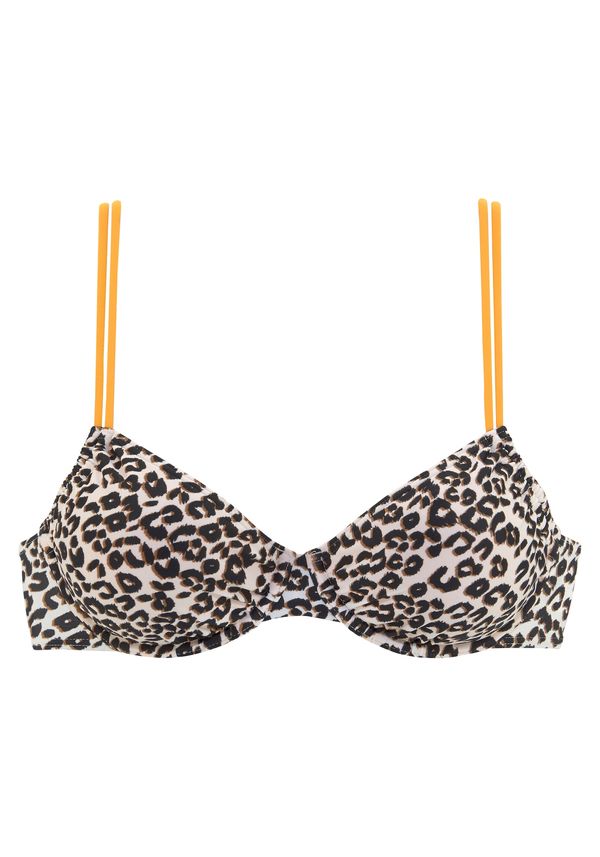 BUFFALO BUFFALO Bikini gornji dio  cappuccino / tamno smeđa / crna