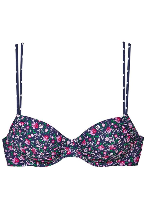 BUFFALO BUFFALO Bikini gornji dio 'Evi'  mornarsko plava / roza / bijela