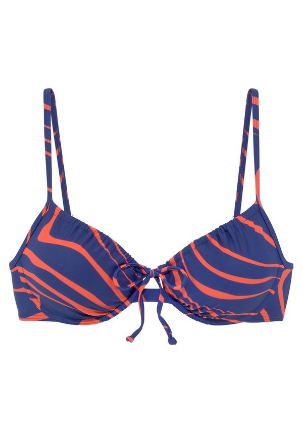 BUFFALO BUFFALO Bikini gornji dio 'Wire-Top Dune'  plava / narančasta