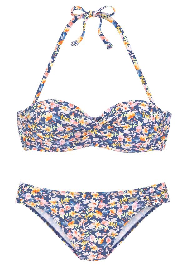 BUFFALO BUFFALO Bikini  mornarsko plava / kivi zelena / narančasta / roza