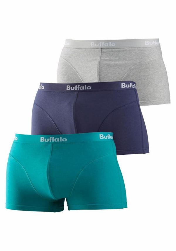 BUFFALO BUFFALO Bokserice  plava / tirkiz / svijetlosiva