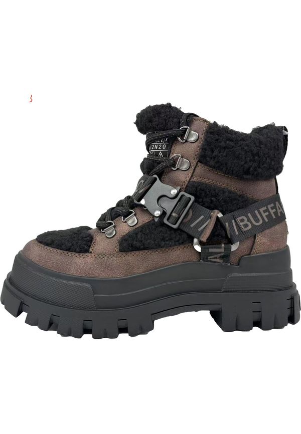 BUFFALO BUFFALO Čizme  smeđa / crna