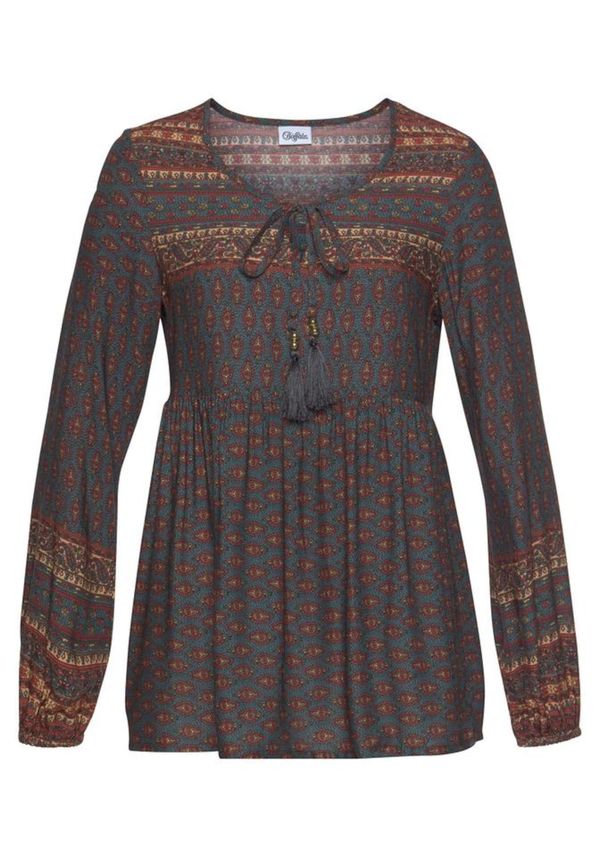 BUFFALO BUFFALO Tunika  indigo / smeđa / zelena