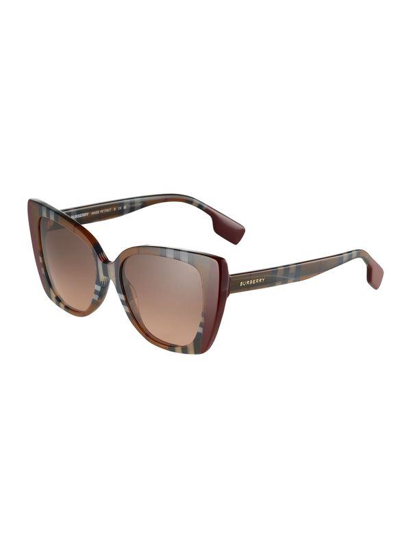 BURBERRY BURBERRY Sunčane naočale '0BE4393 54 405413'  kestenjasto smeđa / svijetlosmeđa / crna / prljavo bijela