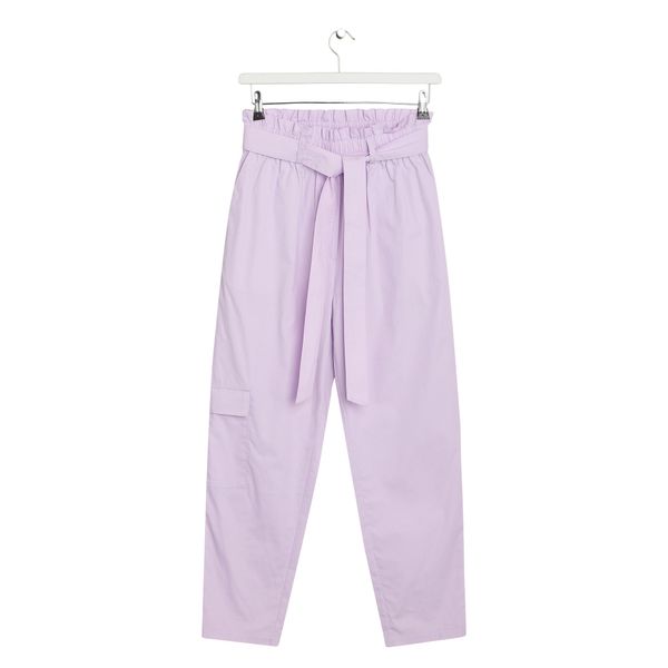 BZR BZR Hlače 'Tuva'  sivkasto ljubičasta (mauve)