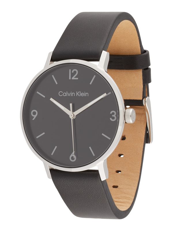 Calvin Klein Calvin Klein Analogni sat 'MODERN'  siva / crna / srebro