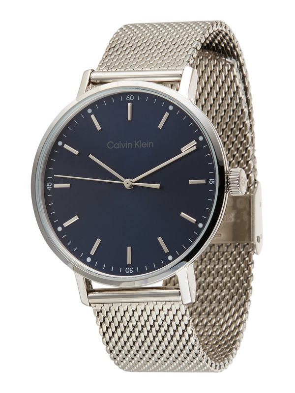 Calvin Klein Calvin Klein Analogni sat  mornarsko plava / srebro