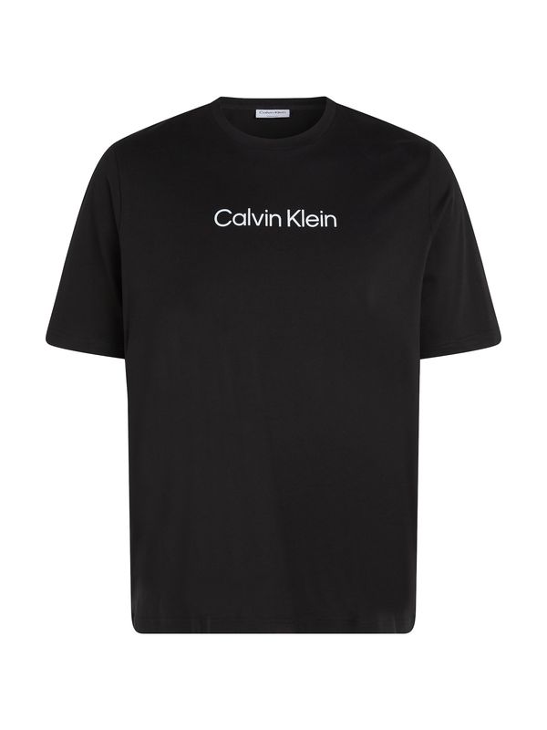 Calvin Klein Big & Tall Calvin Klein Big & Tall Majica 'HERO'  crna / bijela