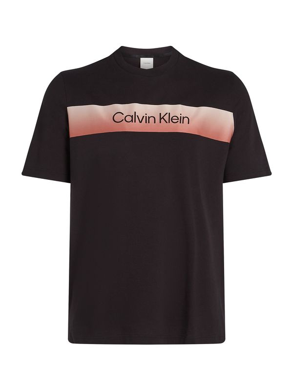 Calvin Klein Big & Tall Calvin Klein Big & Tall Majica  nude / kestenjasto smeđa / crna