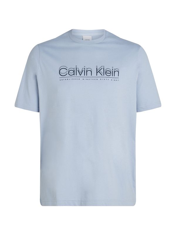 Calvin Klein Big & Tall Calvin Klein Big & Tall Majica  svijetloplava / crna