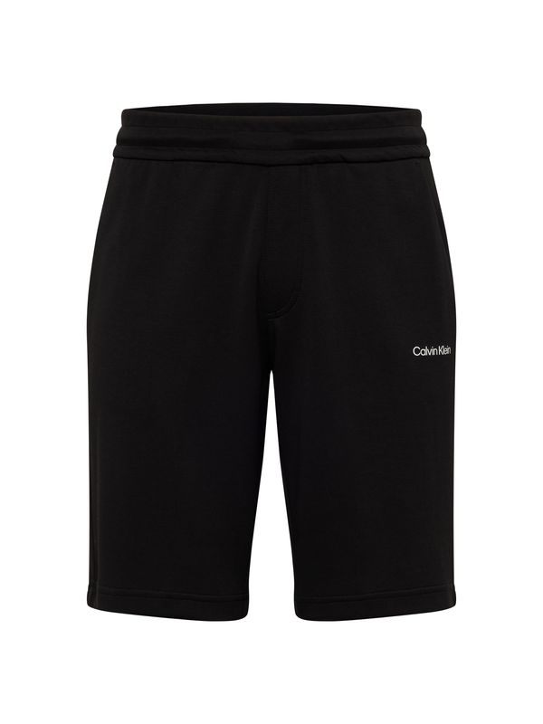 Calvin Klein Calvin Klein Hlače  crna / bijela