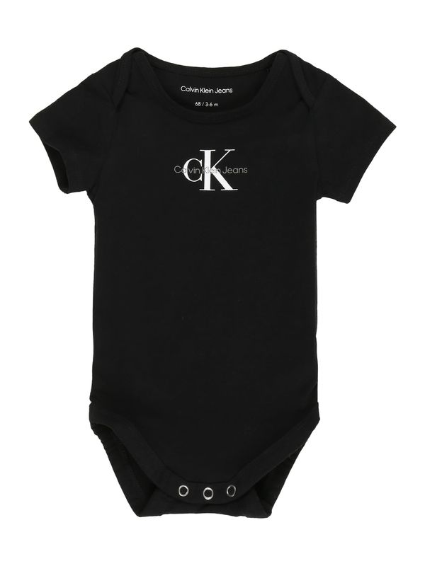 Calvin Klein Jeans Calvin Klein Jeans Dječji bodi  crna / bijela