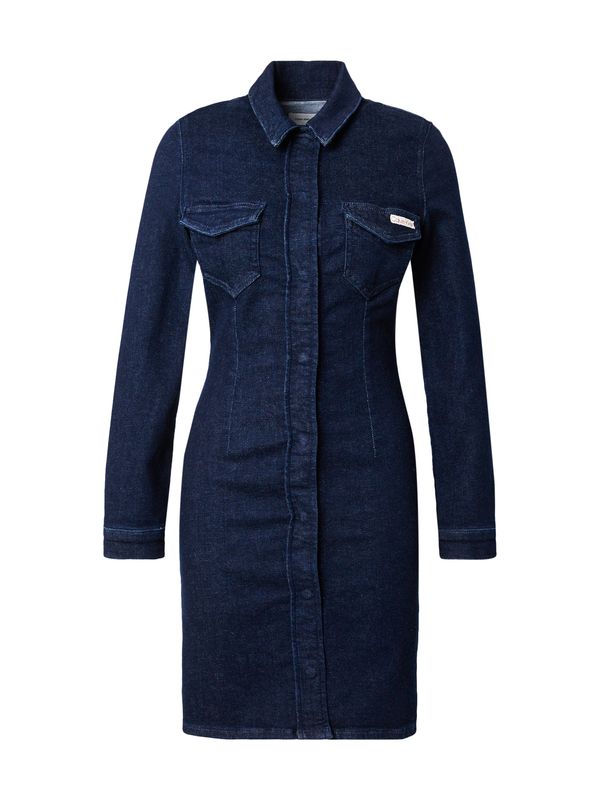 Calvin Klein Jeans Calvin Klein Jeans Košulja haljina  tamno plava