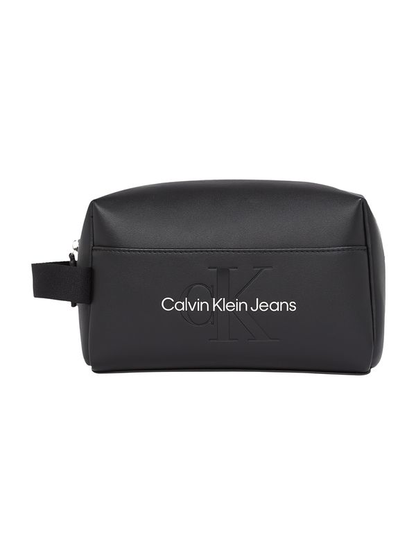 Calvin Klein Jeans Calvin Klein Jeans Kozmetička torbica  crna / bijela