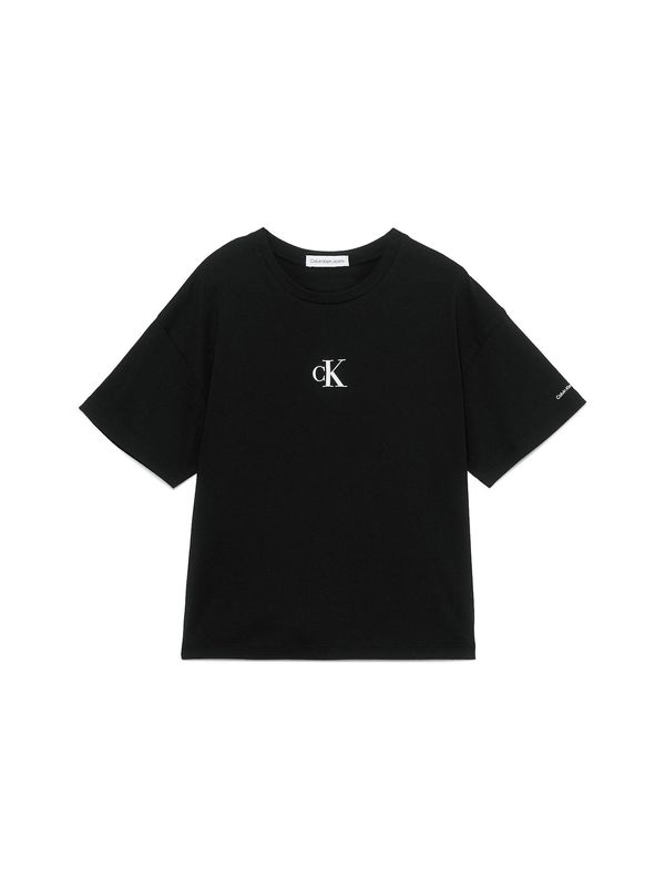 Calvin Klein Jeans Calvin Klein Jeans Majica  crna / bijela