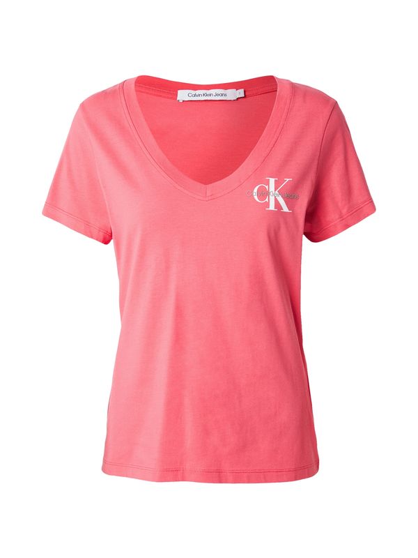 Calvin Klein Jeans Calvin Klein Jeans Majica  siva / malina / bijela