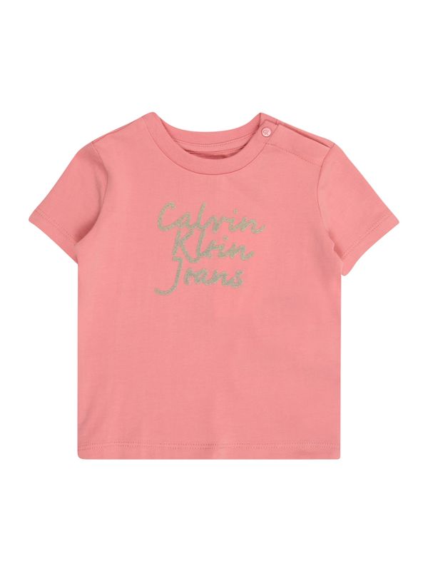 Calvin Klein Jeans Calvin Klein Jeans Majica  siva / prljavo roza