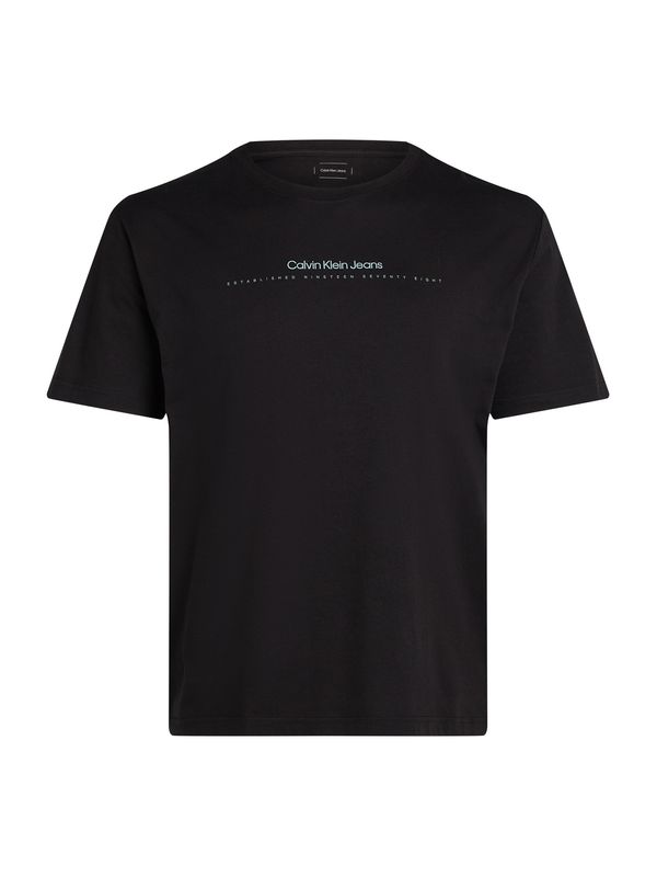 Calvin Klein Jeans Plus Calvin Klein Jeans Plus Majica  svijetloplava / crna