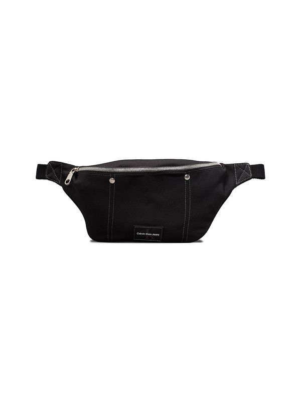 Calvin Klein Jeans Calvin Klein Jeans Pojasna torbica 'ESSENTIALS'  crna / prljavo bijela