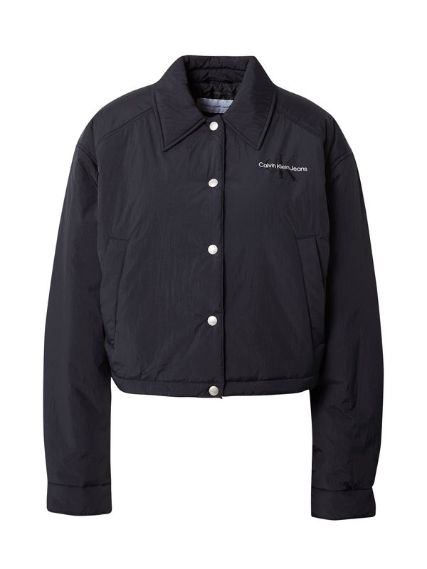 Calvin Klein Jeans Calvin Klein Jeans Prijelazna jakna  crna / bijela