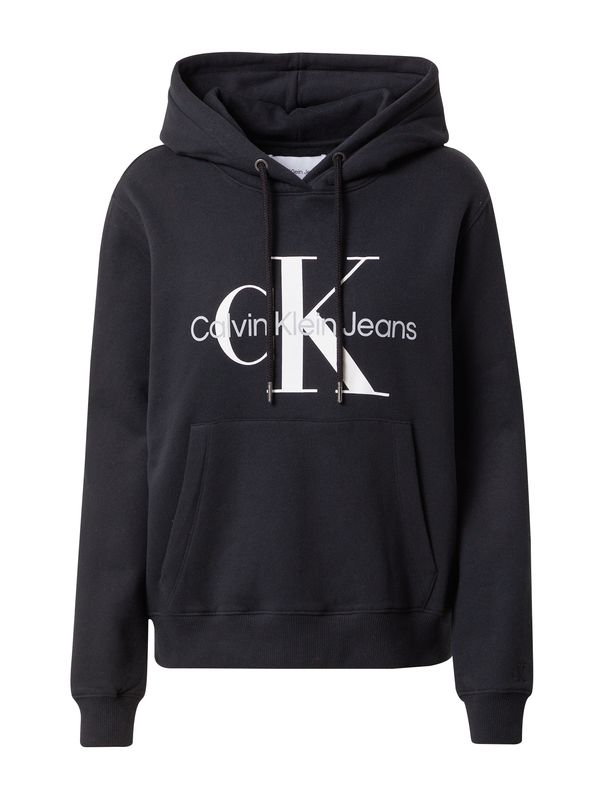 Calvin Klein Jeans Calvin Klein Jeans Sweater majica  crna / bijela