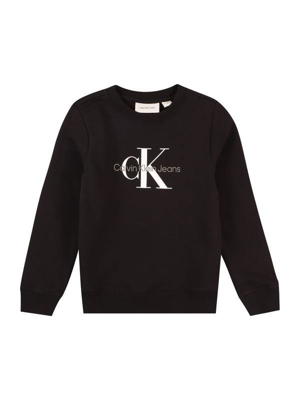 Calvin Klein Jeans Calvin Klein Jeans Sweater majica  crna / bijela