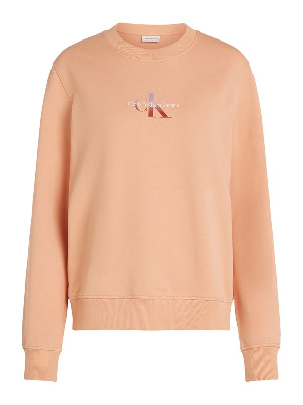 Calvin Klein Jeans Calvin Klein Jeans Sweater majica  ljubičasta / prljavo roza / burgund / bijela