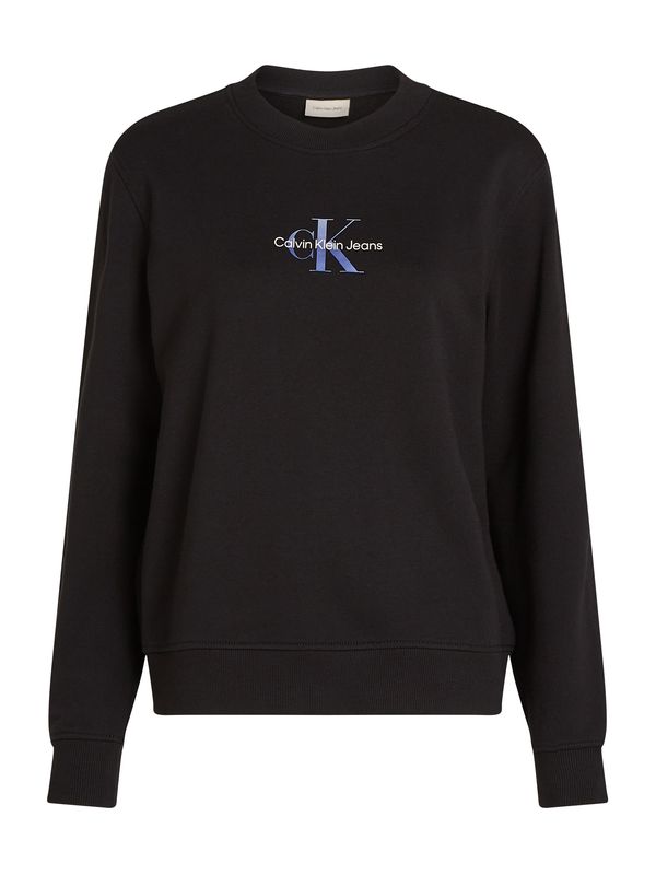 Calvin Klein Jeans Calvin Klein Jeans Sweater majica  ljubičasto plava / lavanda / crna / bijela