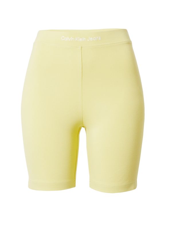 Calvin Klein Jeans Calvin Klein Jeans Tajice  svijetložuta / bijela