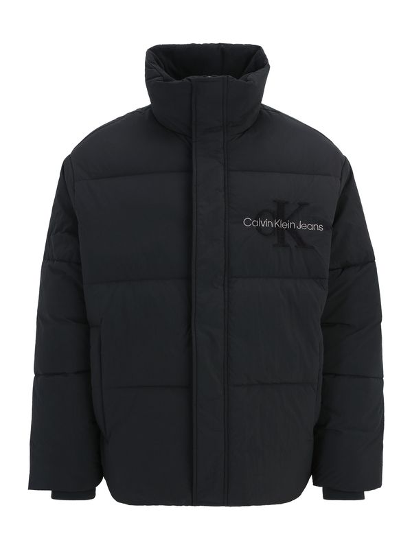 Calvin Klein Jeans Calvin Klein Jeans Zimska jakna 'CHENILLE'  crna / prljavo bijela