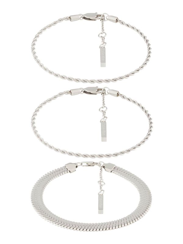Calvin Klein Calvin Klein Narukvica 'ACCENT'  srebro