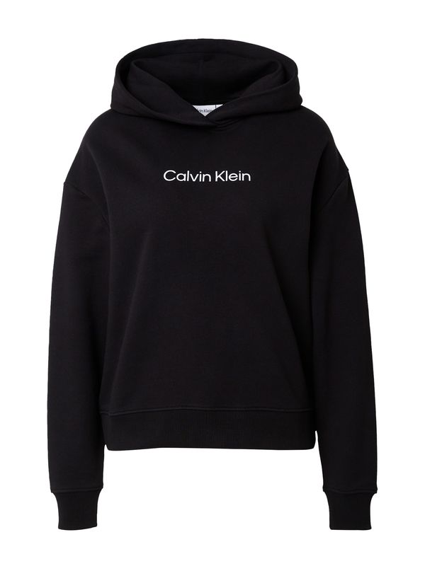 Calvin Klein Calvin Klein Sweater majica 'HERO'  crna / bijela