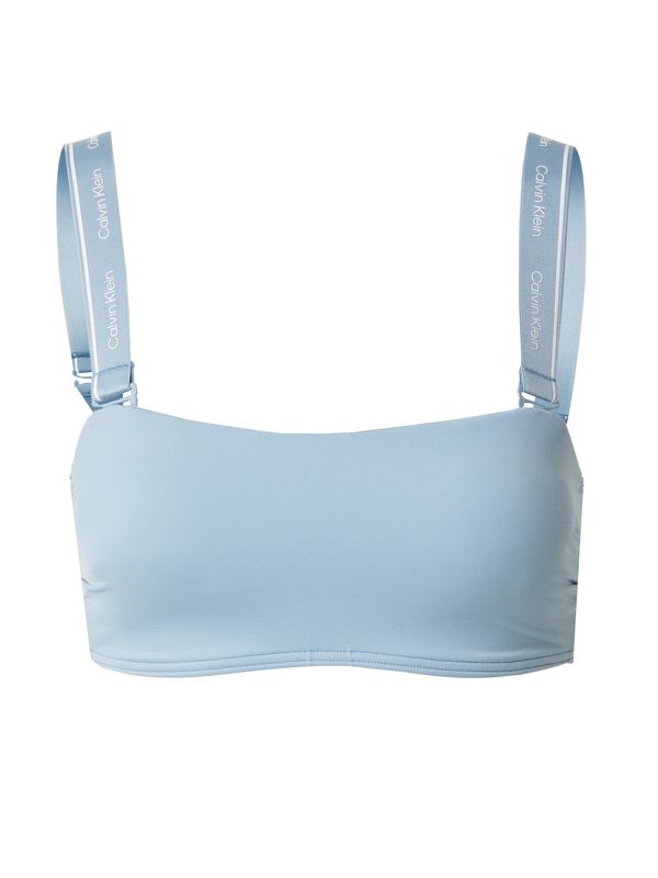 Calvin Klein Swimwear Calvin Klein Swimwear Bikini gornji dio  golublje plava / bijela