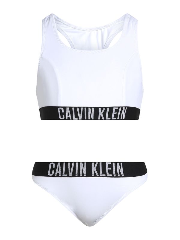 Calvin Klein Swimwear Calvin Klein Swimwear Bikini  siva / crna / bijela