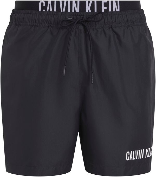 Calvin Klein Swimwear Calvin Klein Swimwear Kupaće hlače  crna / bijela