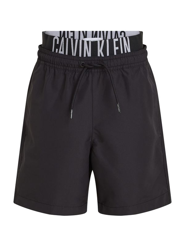 Calvin Klein Swimwear Calvin Klein Swimwear Kupaće hlače  svijetlosiva / crna
