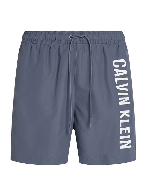 Calvin Klein Swimwear Calvin Klein Swimwear Kupaće hlače  tamo siva / bijela