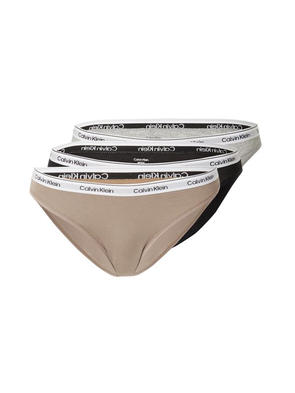Calvin Klein Underwear Calvin Klein Underwear Slip  smeđa / siva melange / crna