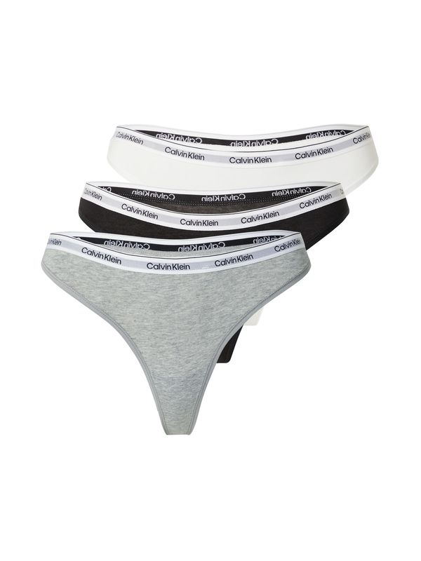 Calvin Klein Underwear Calvin Klein Underwear Tanga gaćice  siva / crna / bijela