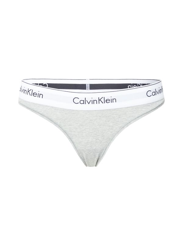 Calvin Klein Underwear Calvin Klein Underwear Tanga gaćice  siva melange / crna / bijela