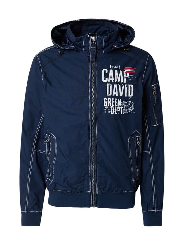CAMP DAVID CAMP DAVID Prijelazna jakna  tamno plava / bijela