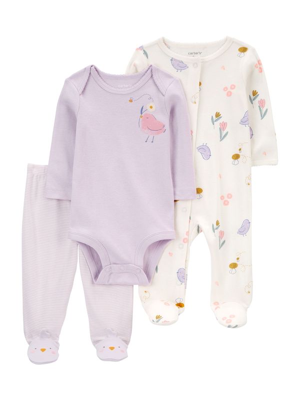 Carter's Carter's Komplet  lila / lavanda / ružičasta / vuneno bijela