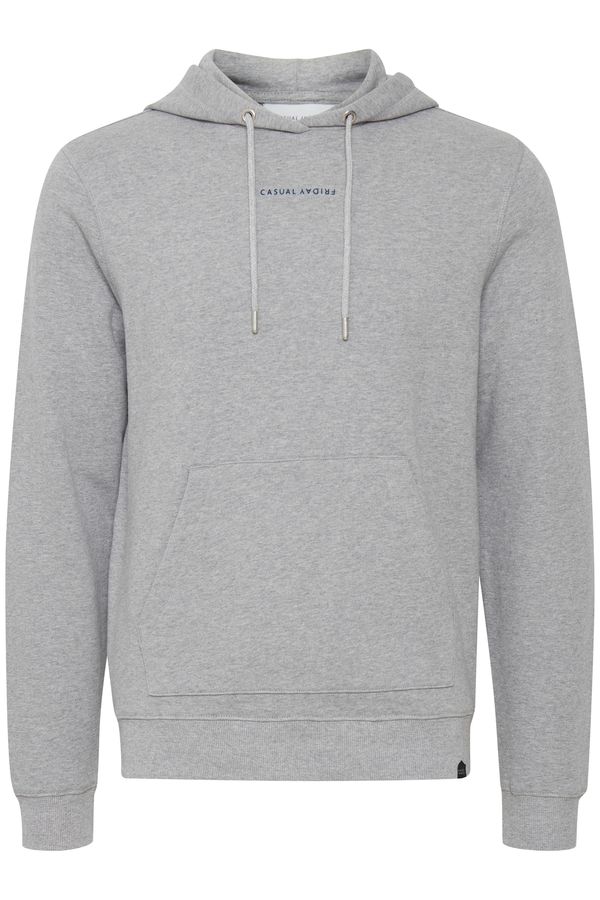 Casual Friday Casual Friday Sweater majica 'Sinius'  morsko plava / siva
