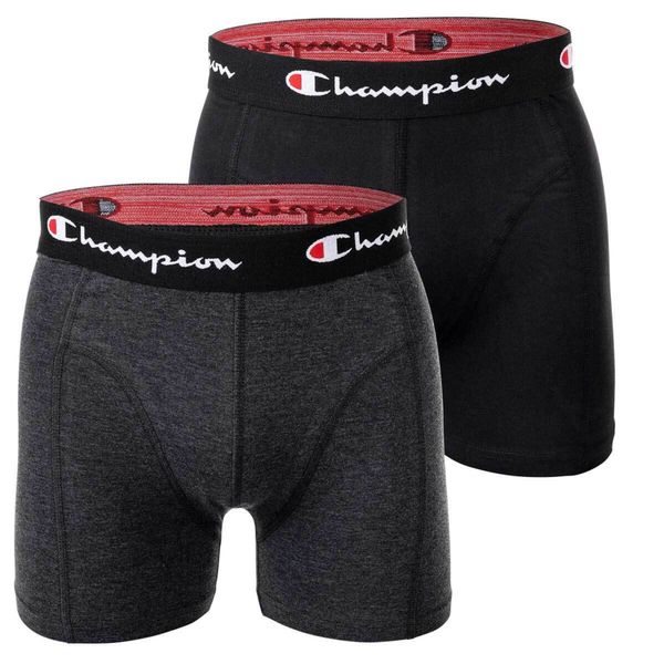 Champion Authentic Athletic Apparel Champion Authentic Athletic Apparel Bokserice  siva melange / crvena / crna / bijela